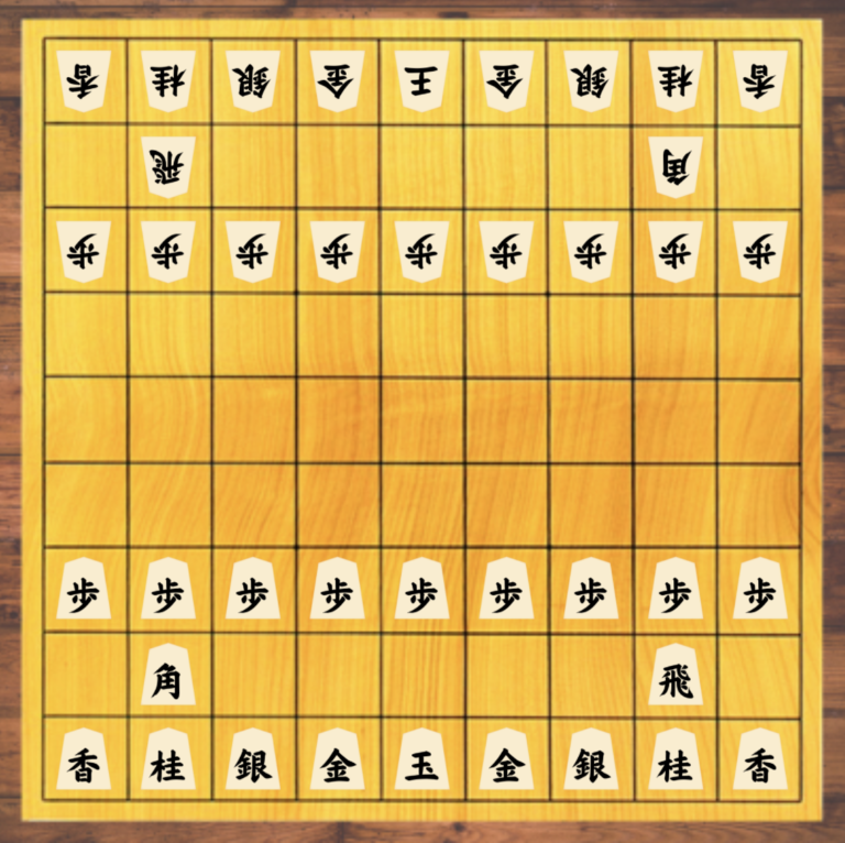 将棋の盤面と駒の画像